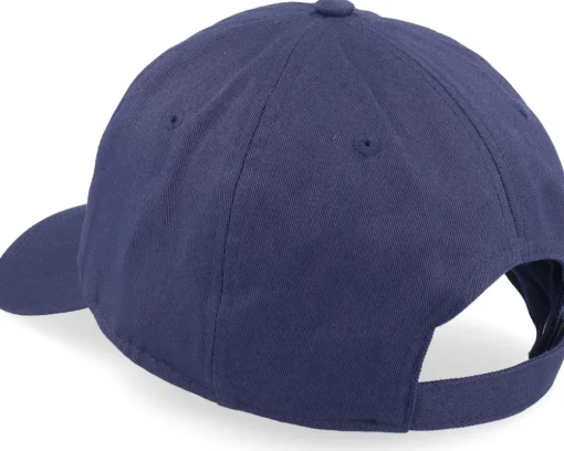 Dad Cap-Stetson Baseball Cotton 2 Metal Badge Navy Adjustable -