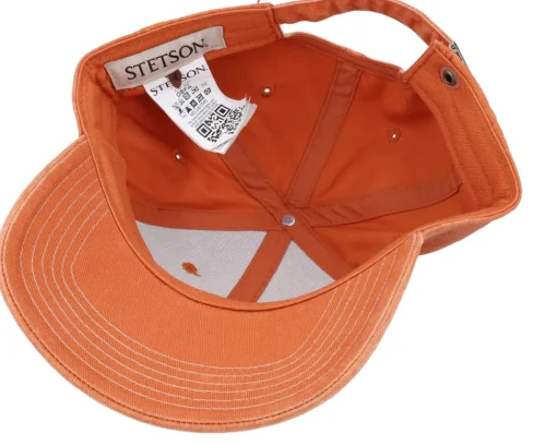 Dad Cap-Stetson Baseball Cotton Burned Orange Dad Cap -