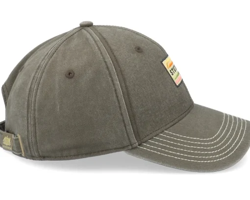 Adjustable-Stetson Baseball Cotton Olive Adjustable -
