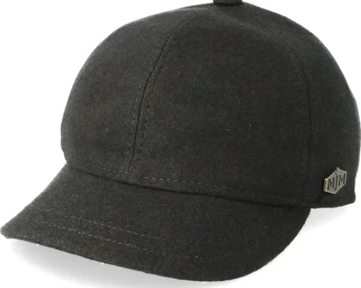 Best MJM Hats Baseball El 100% Eco Merino Wool Loden Dark Grey Fitted -