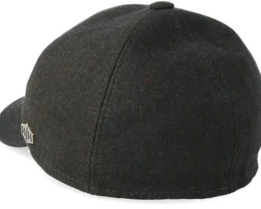Best MJM Hats Baseball El 100% Eco Merino Wool Loden Dark Grey Fitted -
