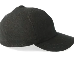 Best MJM Hats Baseball El 100% Eco Merino Wool Loden Dark Grey Fitted -