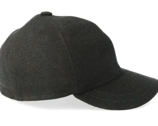 Best MJM Hats Baseball El 100% Eco Merino Wool Loden Dark Grey Fitted -