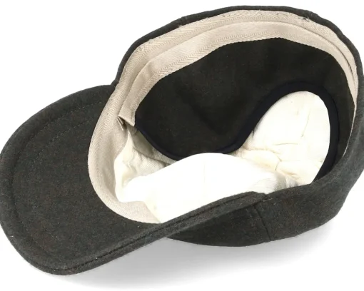 Best MJM Hats Baseball El 100% Eco Merino Wool Loden Dark Grey Fitted -