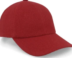 Dad Cap-MJM Hats Baseball Harris Tweed Red Dad Cap -
