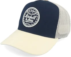 Trucker-Mitchell & Ness Baseball Own Brand Navy /Sand A-Frame Trucker -