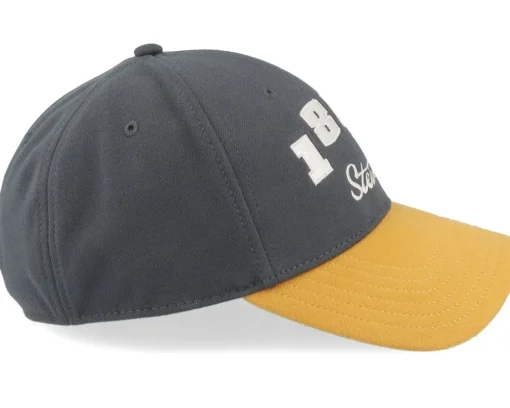 Adjustable-Stetson Baseball Retro Numbers Ochre-Green Adjustable -