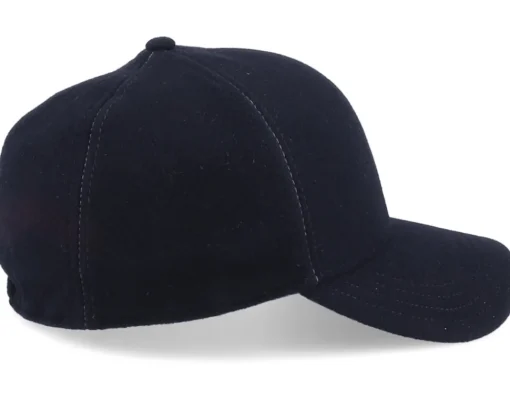 Earflap-Stetson Baseball Wool/Cashmere Black Ear Flap -