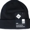 New Djinns Basic Beanie Lorem Pocket Black Cuff -