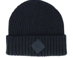 Sale Djinns Basic Beanie Rubber Rib Black Cuff -