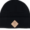 New Djinns Basic Beanie Waffle Waffle Cuff - Black