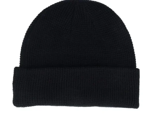 New Djinns Basic Beanie Waffle Waffle Cuff - Black