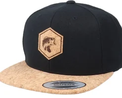 Snapback-Skillfish Bass Patch Black/Cork Snapback -