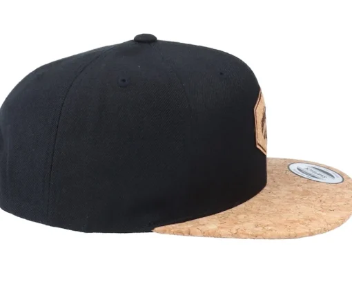 Snapback-Skillfish Bass Patch Black/Cork Snapback -