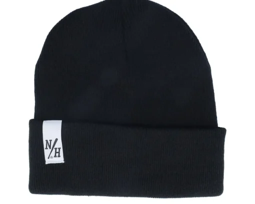 Cuff Beanies-Northern Hooligans Batts Black Cuff -