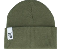 Cuff Beanies-Northern Hooligans Batts Wood Green Cuff -