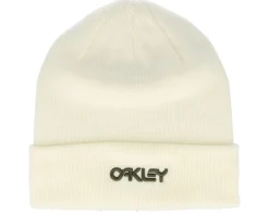 Cuff Beanies-Oakley B1b Logo Beanie Arctic White Cuff -
