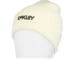Cuff Beanies-Oakley B1b Logo Beanie Arctic White Cuff -