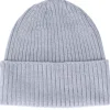 Cuff Beanies-MJM Hats Beanie 100% Merino Wool Grey Cuff -