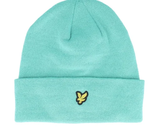 Online Lyle & Scott Beanie Alpine Sky Cuff - Blue