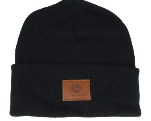Clearance John Deere Beanie Black Cuff -