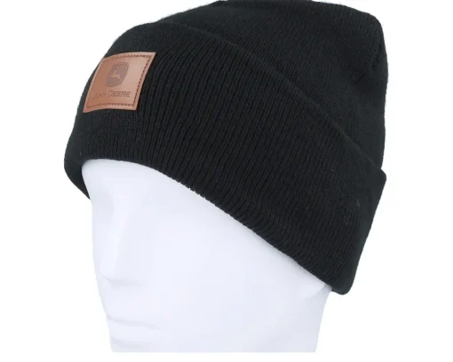 Clearance John Deere Beanie Black Cuff -