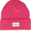 Online Dedicated Beanie Kiruna Raspberry Cuff - Pink