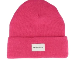 Online Dedicated Beanie Kiruna Raspberry Cuff - Pink