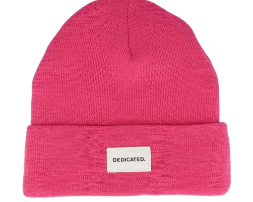 Online Dedicated Beanie Kiruna Raspberry Cuff - Pink