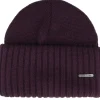 Cuff Beanies-Stetson Beanie Merino Plum Cuff -