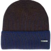 Online Stetson Beanie Merino Wool-62 Royal/Black Cuff -