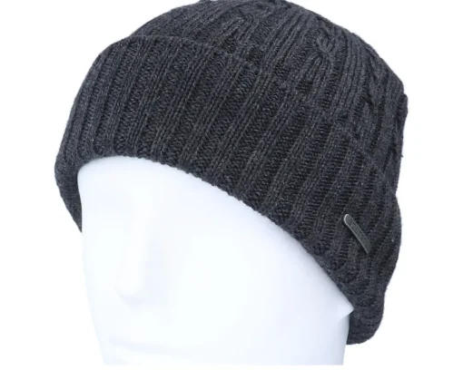 Hot Stetson Beanie Wool Black Cuff -
