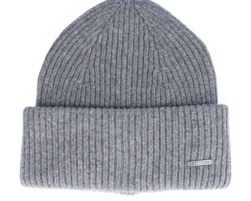 Best Stetson Beanie Wool Cuff - Black
