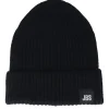 Cuff Beanies-Stetson Beanie Wool/Acryl Black Cuff -
