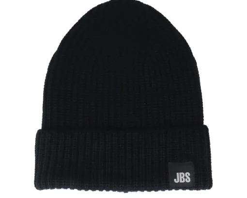 Cuff Beanies-Stetson Beanie Wool/Acryl Black Cuff -