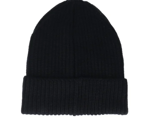 Cuff Beanies-Stetson Beanie Wool/Acryl Black Cuff -