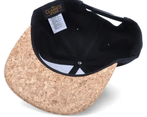 Snapback-Wild Spirit Bear Mountain Patch Black/Cork Snapback -