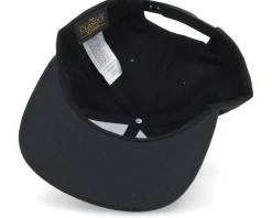 Snapback-Bearded Man Beard Logo Black Snapback -