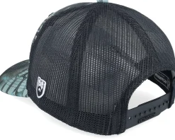 Trucker-Bearded Man Beard Logo R 112p Kryptek Neptune/Black Trucker -