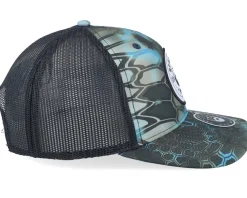 Trucker-Bearded Man Beard Logo R 112p Kryptek Neptune/Black Trucker -