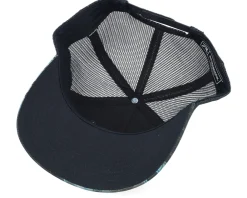 Trucker-Bearded Man Beard Logo R 112p Kryptek Neptune/Black Trucker -
