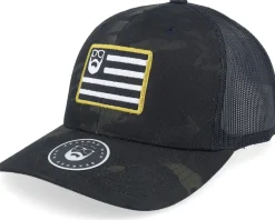 Trucker-Bearded Man Beard Nation Black Camo Trucker -