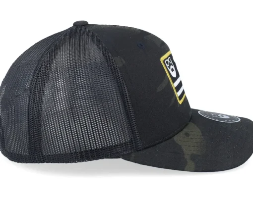 Trucker-Bearded Man Beard Nation Black Camo Trucker -