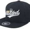 Snapback-Bearded Man Bearded Script Black Snapback -