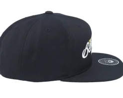 Snapback-Bearded Man Bearded Script Black Snapback -