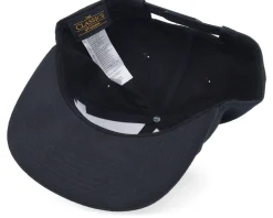 Snapback-Bearded Man Bearded Script Black Snapback -