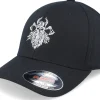 Flexfit-Vikings Bearded Skull Axe Wooly Combed Flexfit - Black