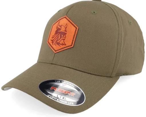 Sale Vikings Bearded Viking Helmet Flexfit - Brown