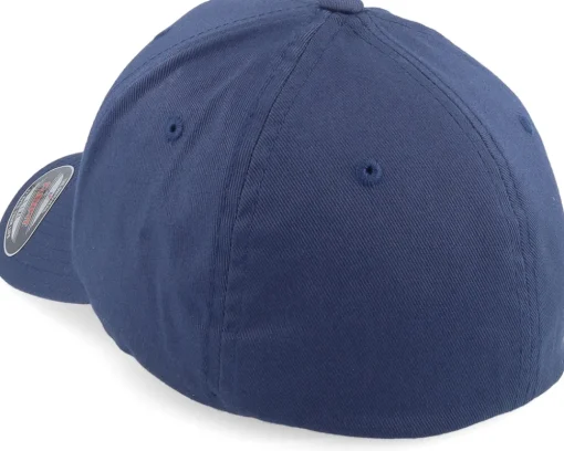 Flexfit-Vikings Bearded Viking Helmet Navy Flexfit Wooly Combed - Blue