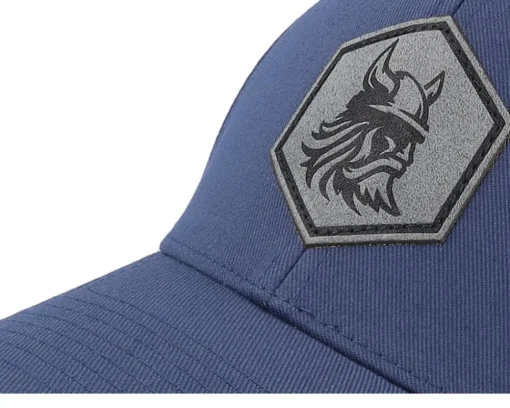 Flexfit-Vikings Bearded Viking Helmet Navy Flexfit Wooly Combed - Blue